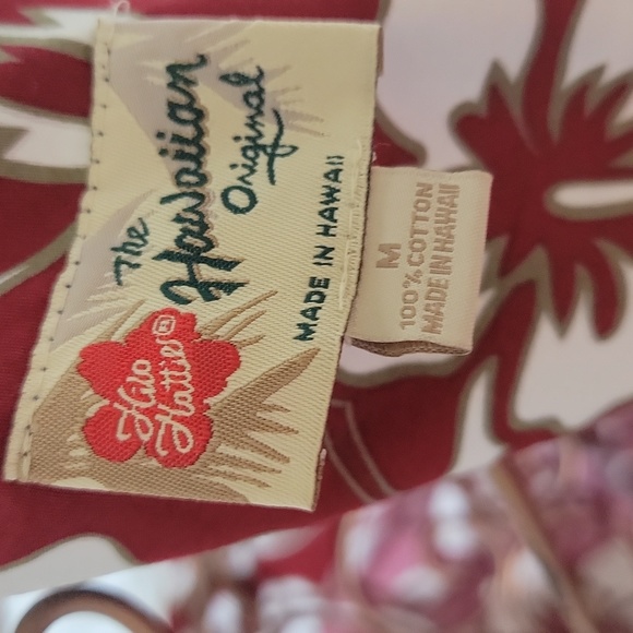 Hilo Hattie EUC Vintage Sleeveless Red and White Floral Dress Women's Size M - Picture 6 of 8